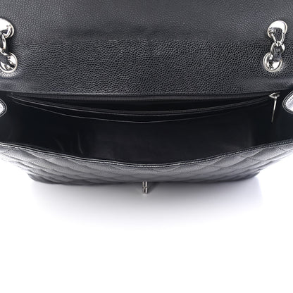 Chanel Caviar Quilted Maxi Single Flap Black 5 of 9