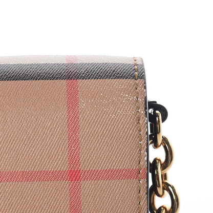 Burberry Vintage Check Henley Wallet On Chain Black 13 of 13