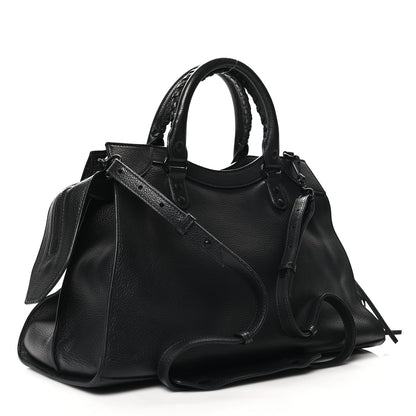 Balenciaga Grained Calfskin Black Hardware Neo Classic City Black 3 of 11