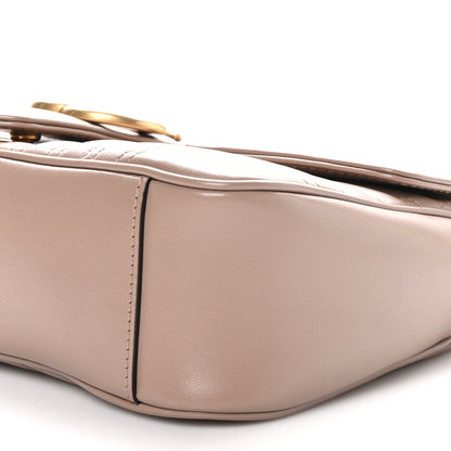 Gucci Calfskin Matelasse Small GG Marmont Shoulder Bag Porcelain Rose 10 of 10