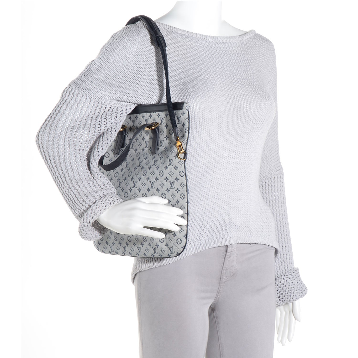 Louis Vuitton Mini Monogram Francoise Blue 2 of 7