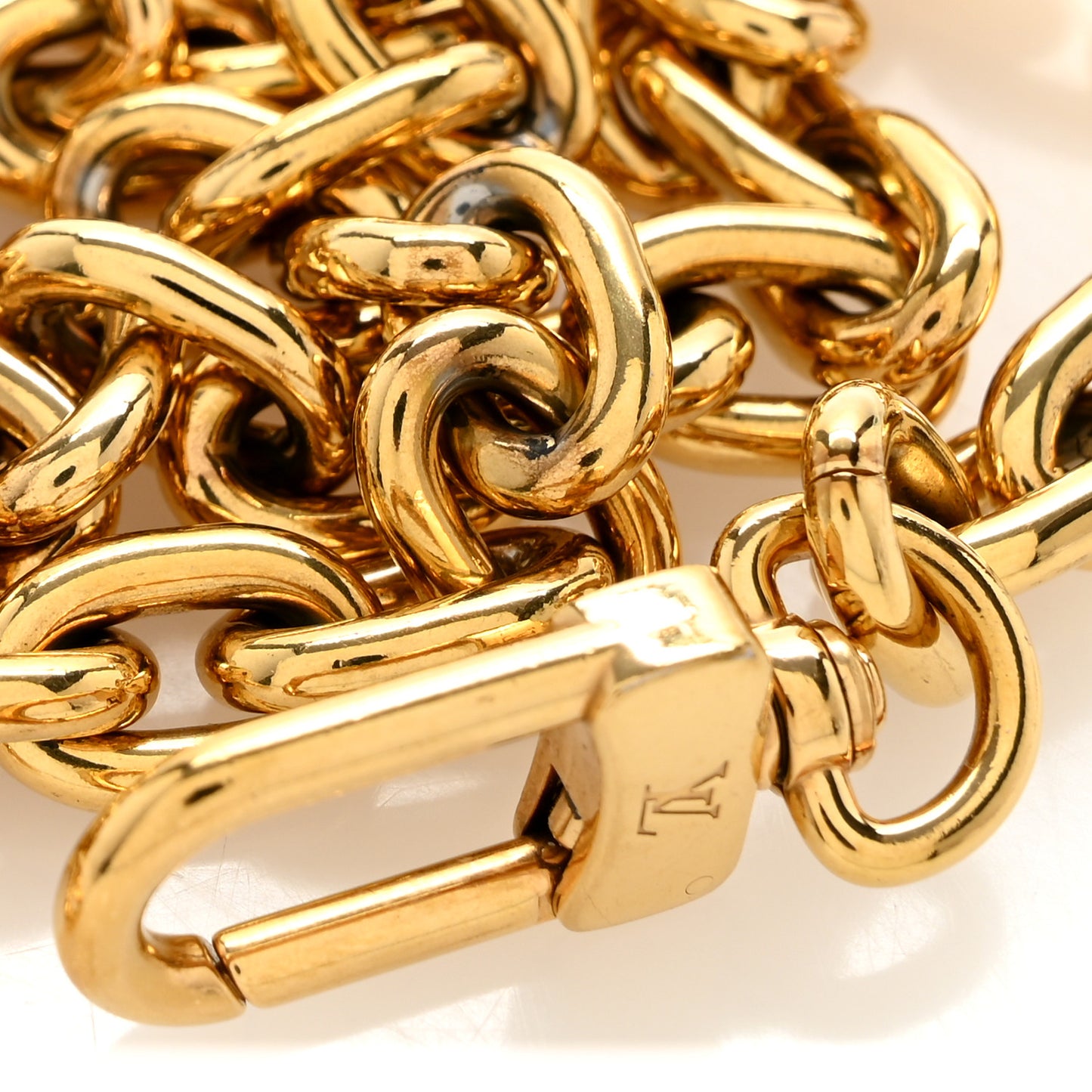 Short Chain Strap Gold