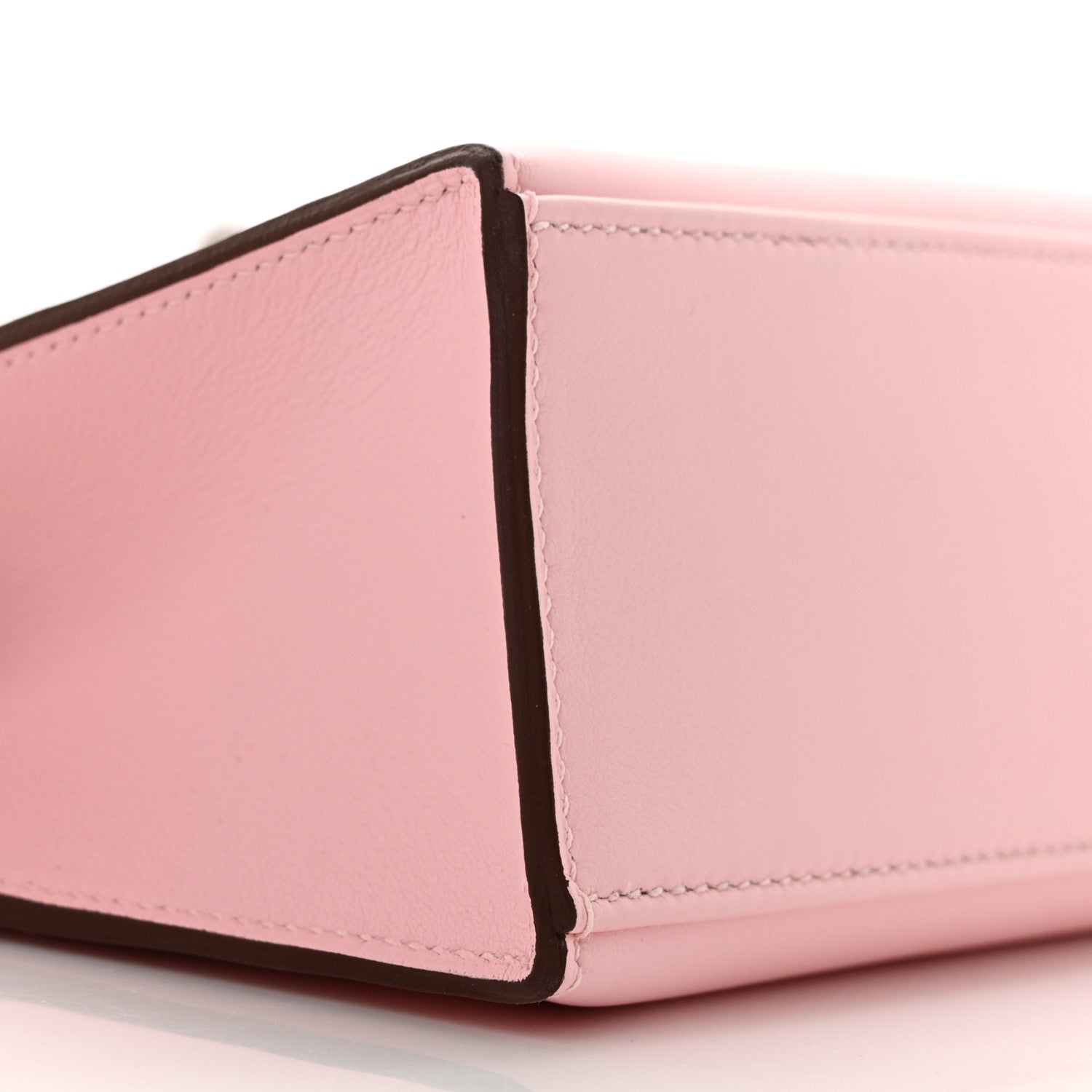 Hermes Swift Kelly Clutch Pochette Rose Sakura 9 of 11
