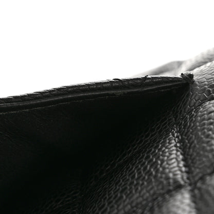 Chanel Caviar Quilted Jumbo Single Flap Black 14 of 14