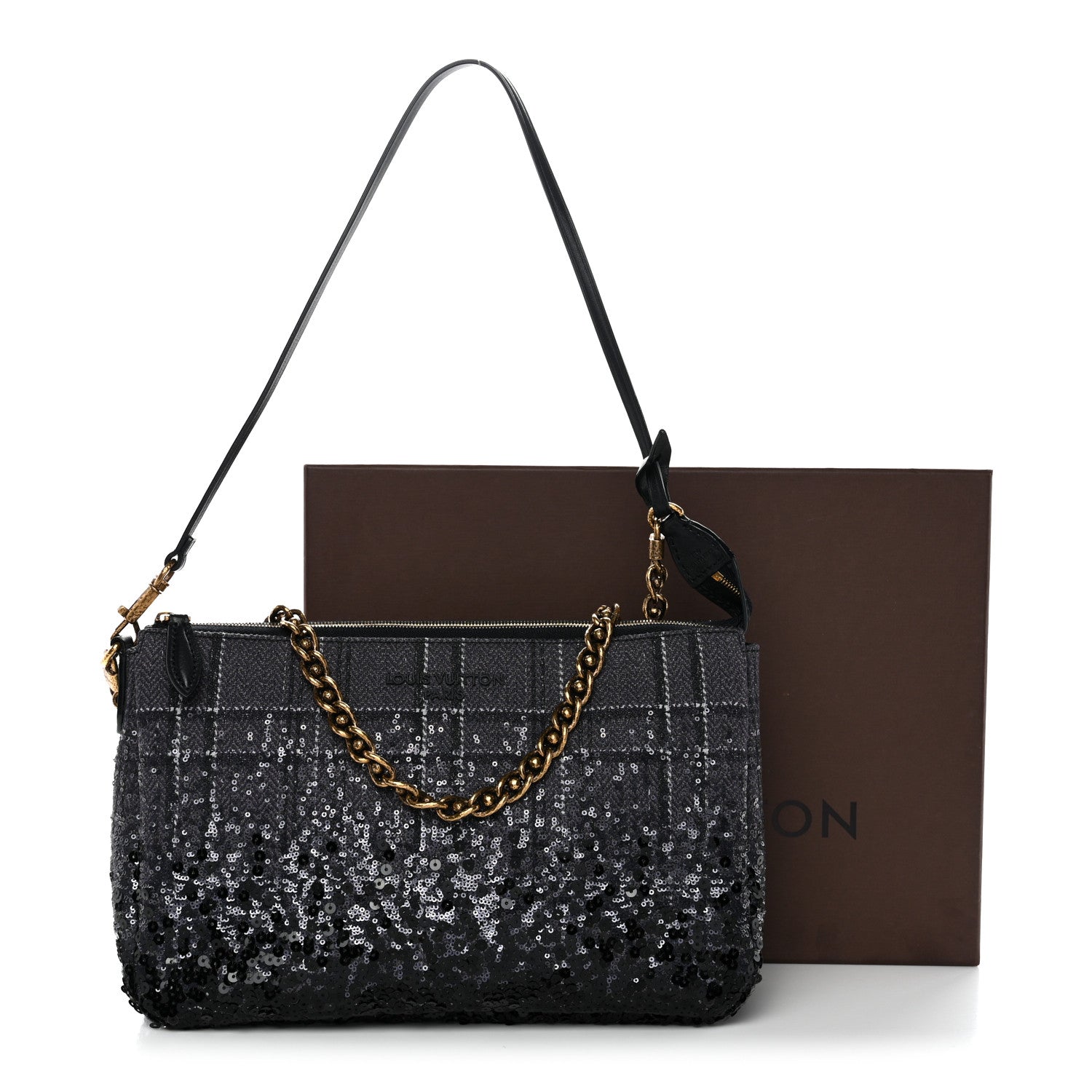 Louis Vuitton Sequin Reverie Pochette Accessories MM Blue 1827479