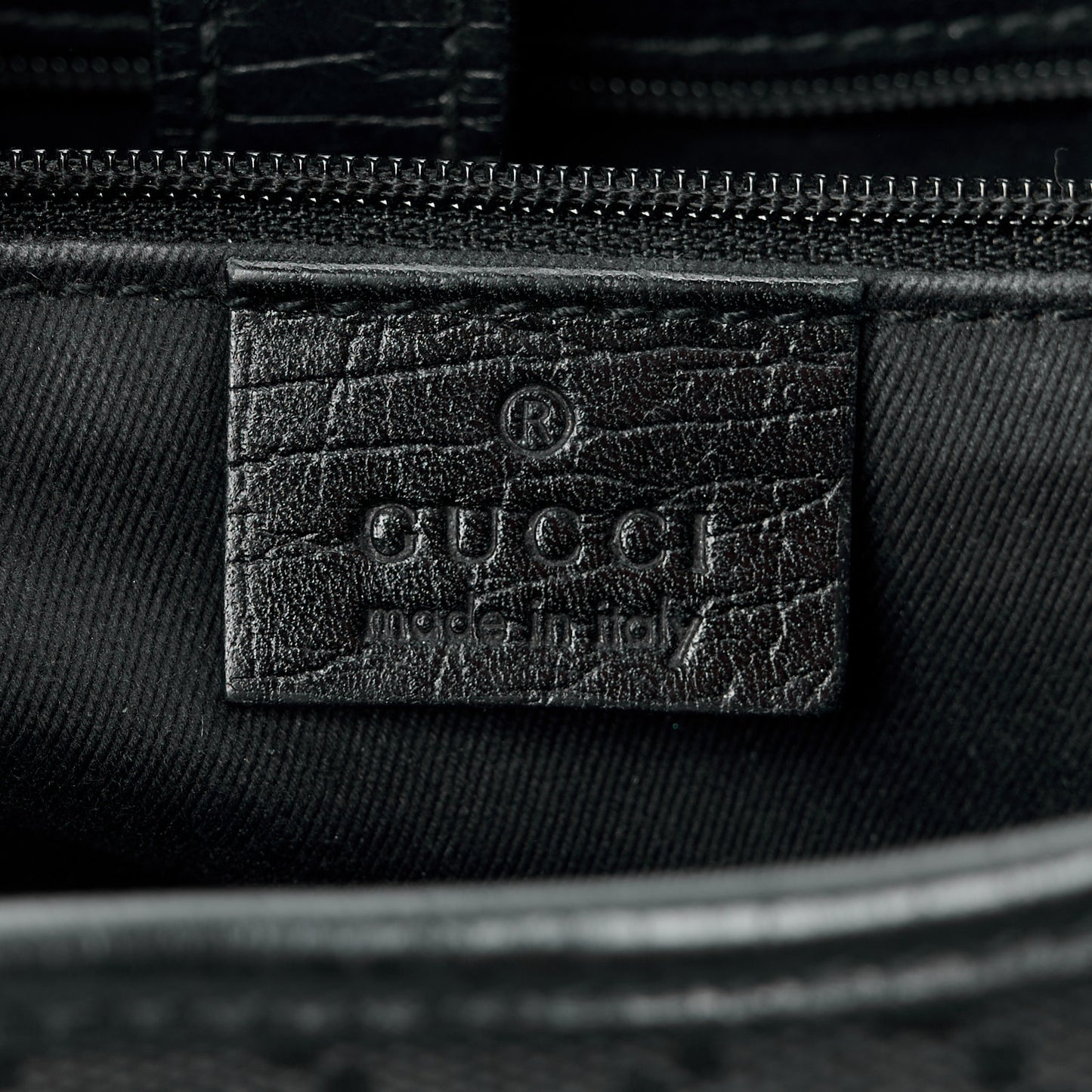 Monogram Jackie Shoulder Bag Black