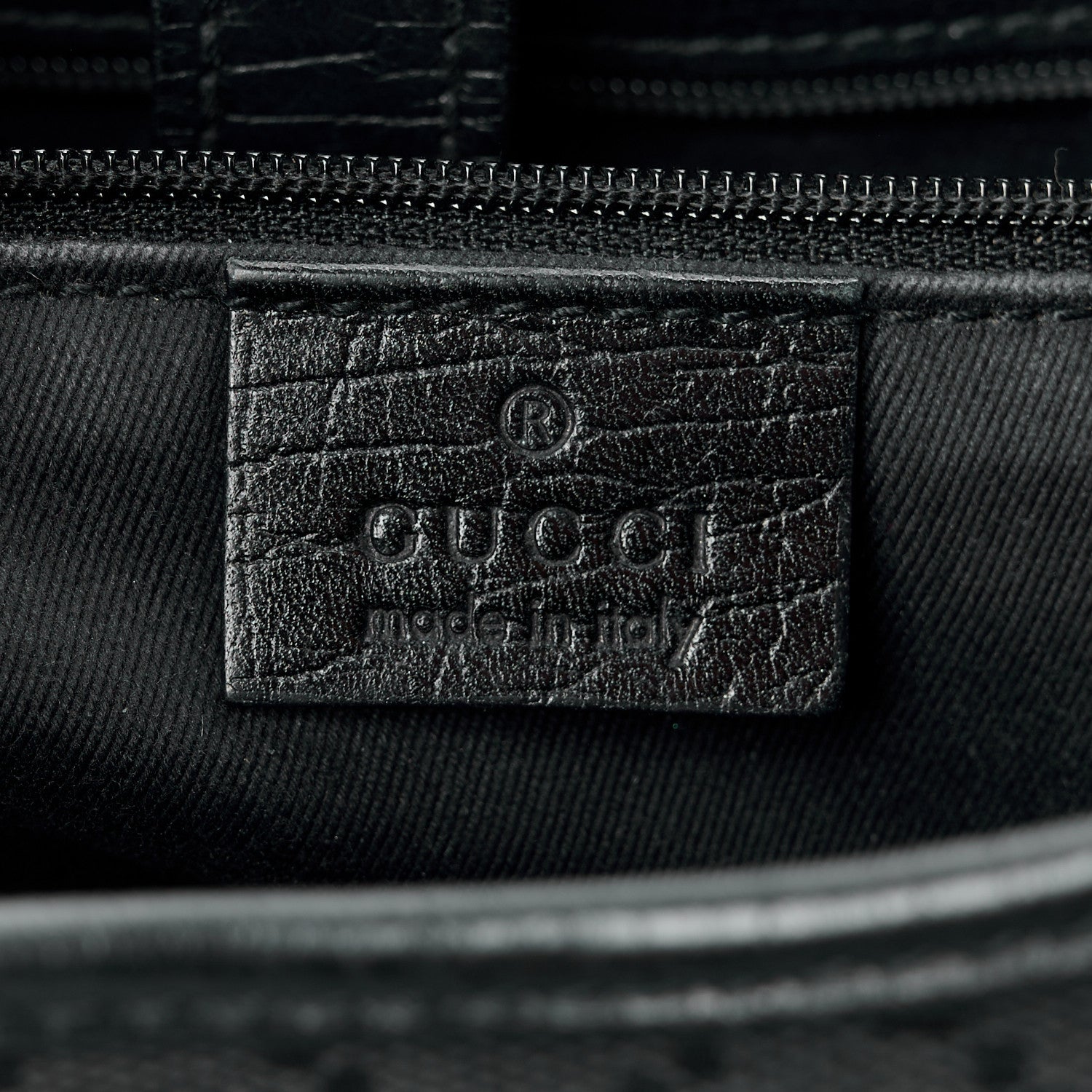 Gucci Monogram Jackie Shoulder Bag Black 6 of 10