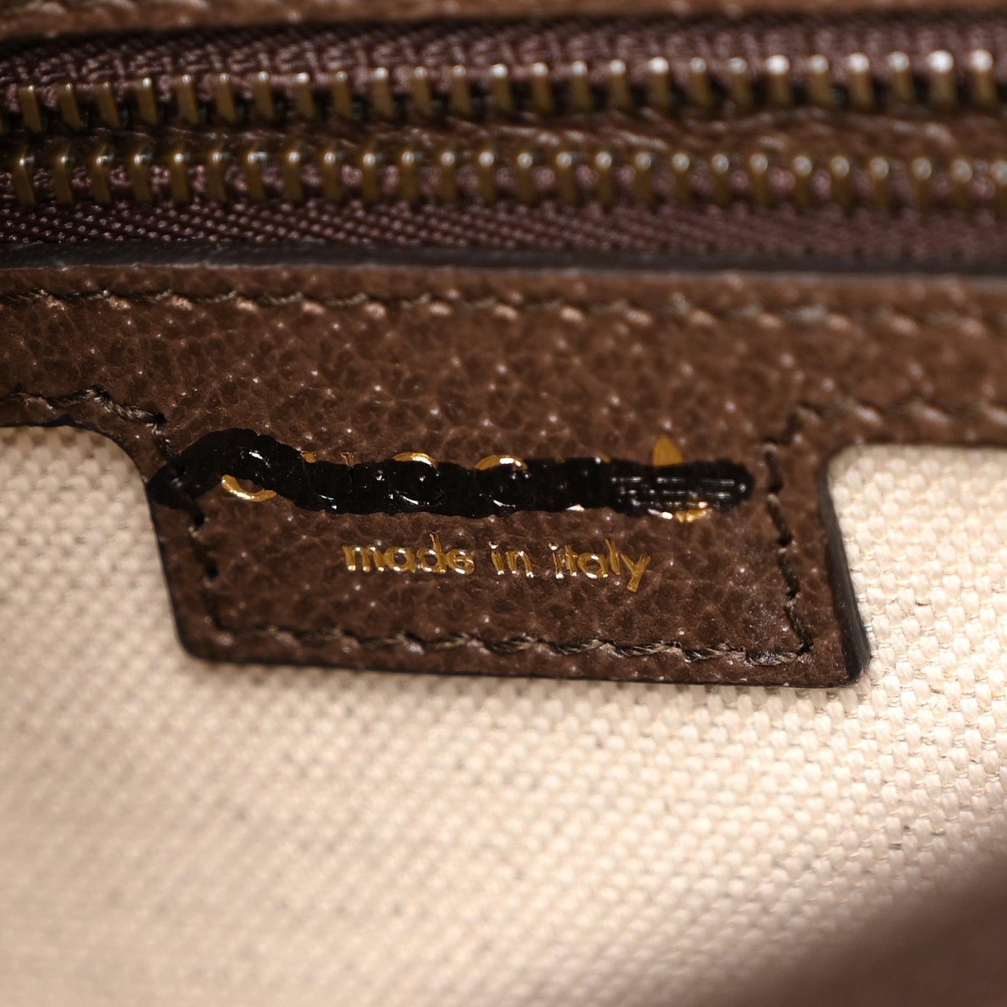 X ADIDAS Textured Dollar Calfskin Jumbo GG Textured Web Trefoil Logo Medium Diana Tote Bag Beige Brown Multicolor