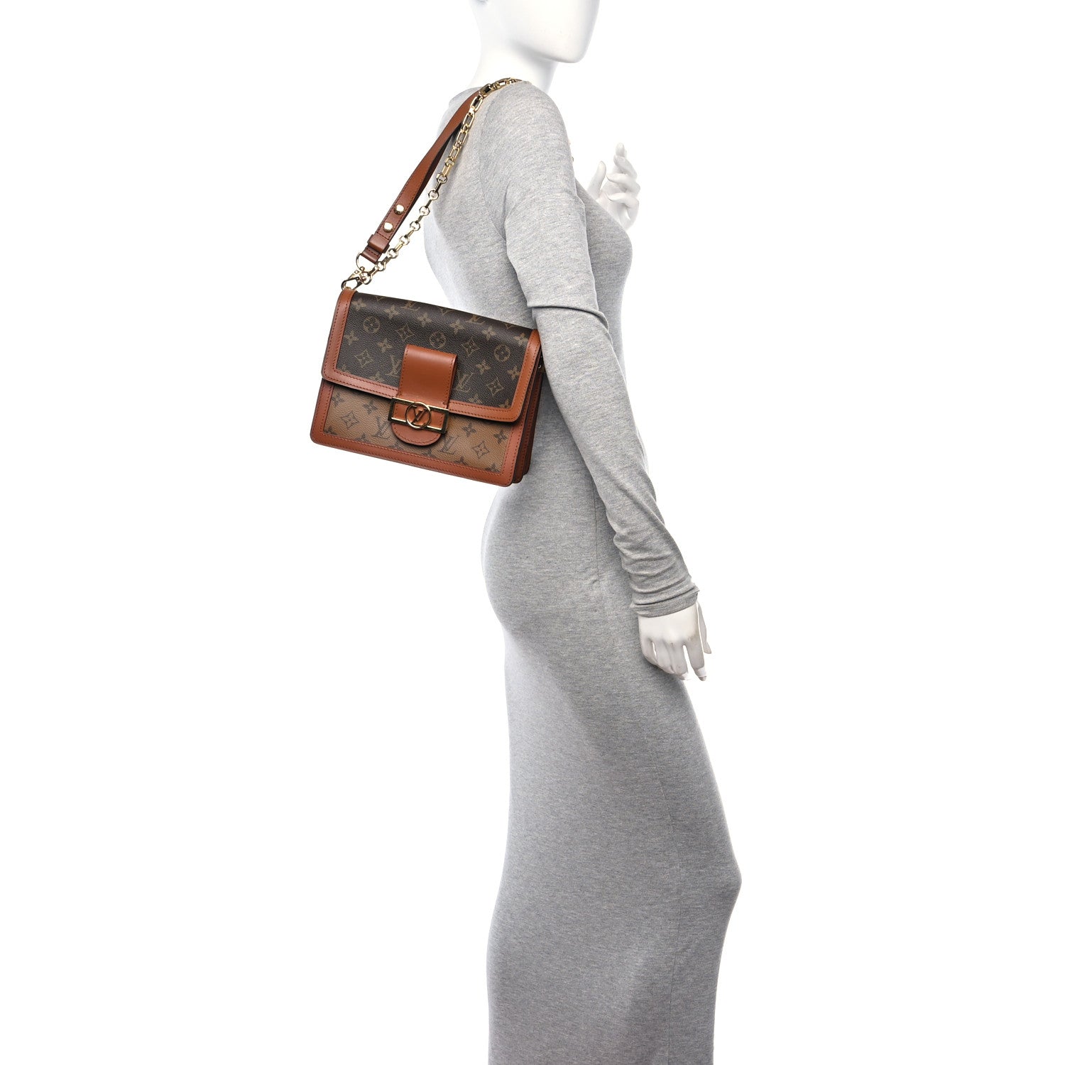 Louis Vuitton Reverse Monogram Dauphine MM 2 of 18
