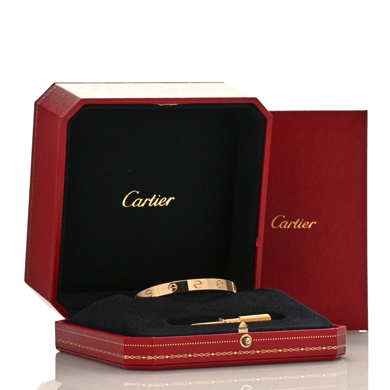 Cartier 18K Yellow Gold LOVE Bracelet 15 5 of 5