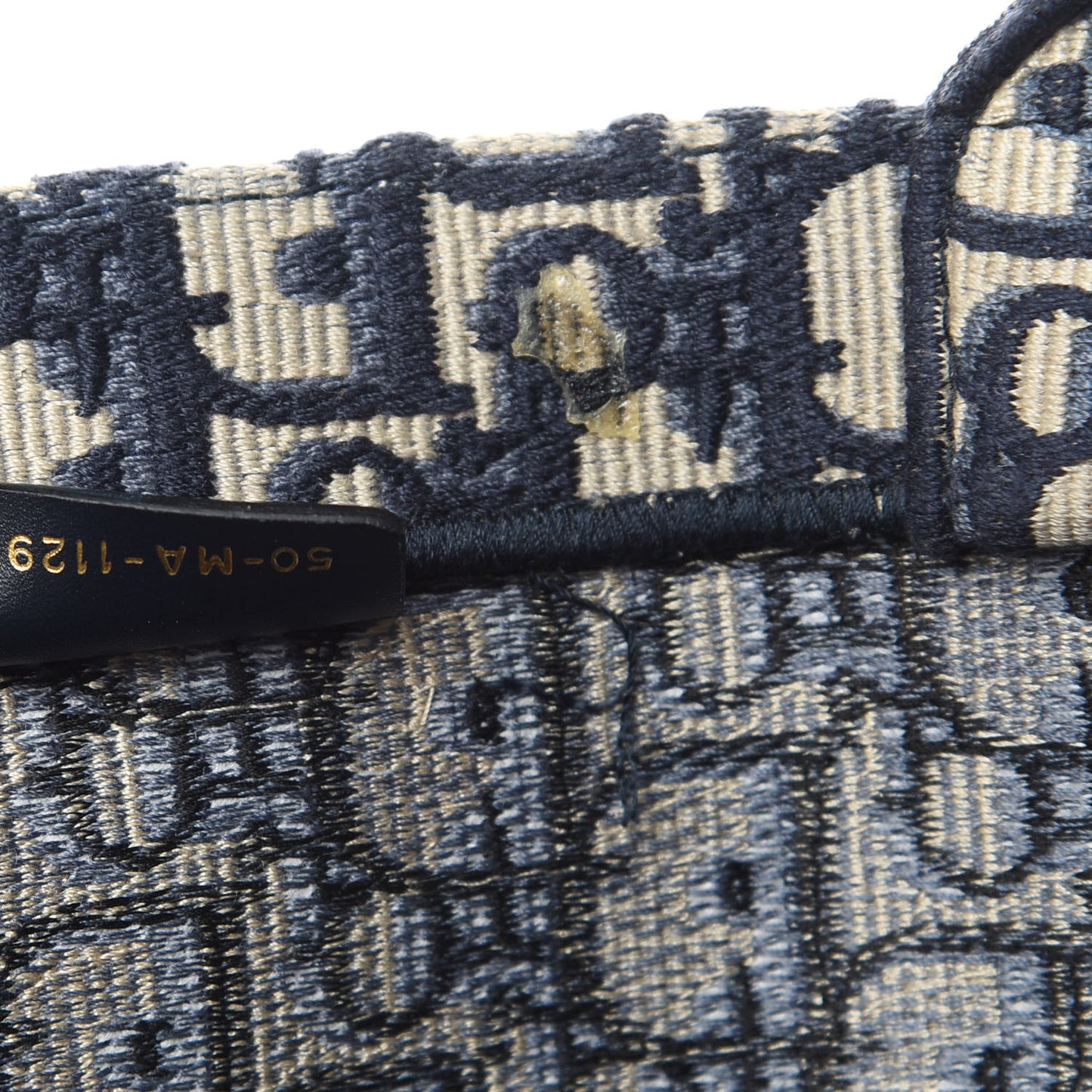 Oblique Book Tote Blue Multicolor