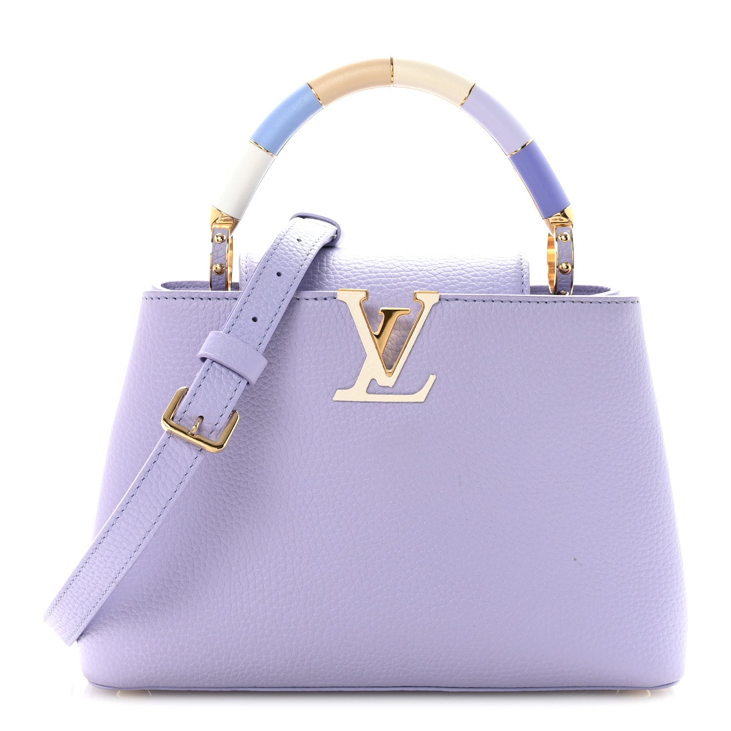 Louis Vuitton Taurillon Kintsugi Capucines BB Iris 1 of 9