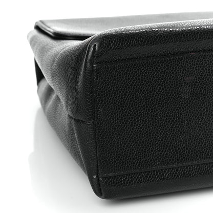 Chanel Caviar Kelly Jumbo Flap Black 7 of 10