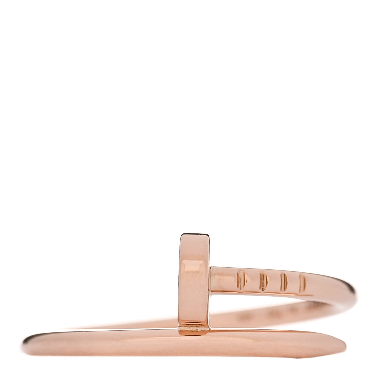 18K Pink Gold Small Juste Un Clou Ring 55 7.25