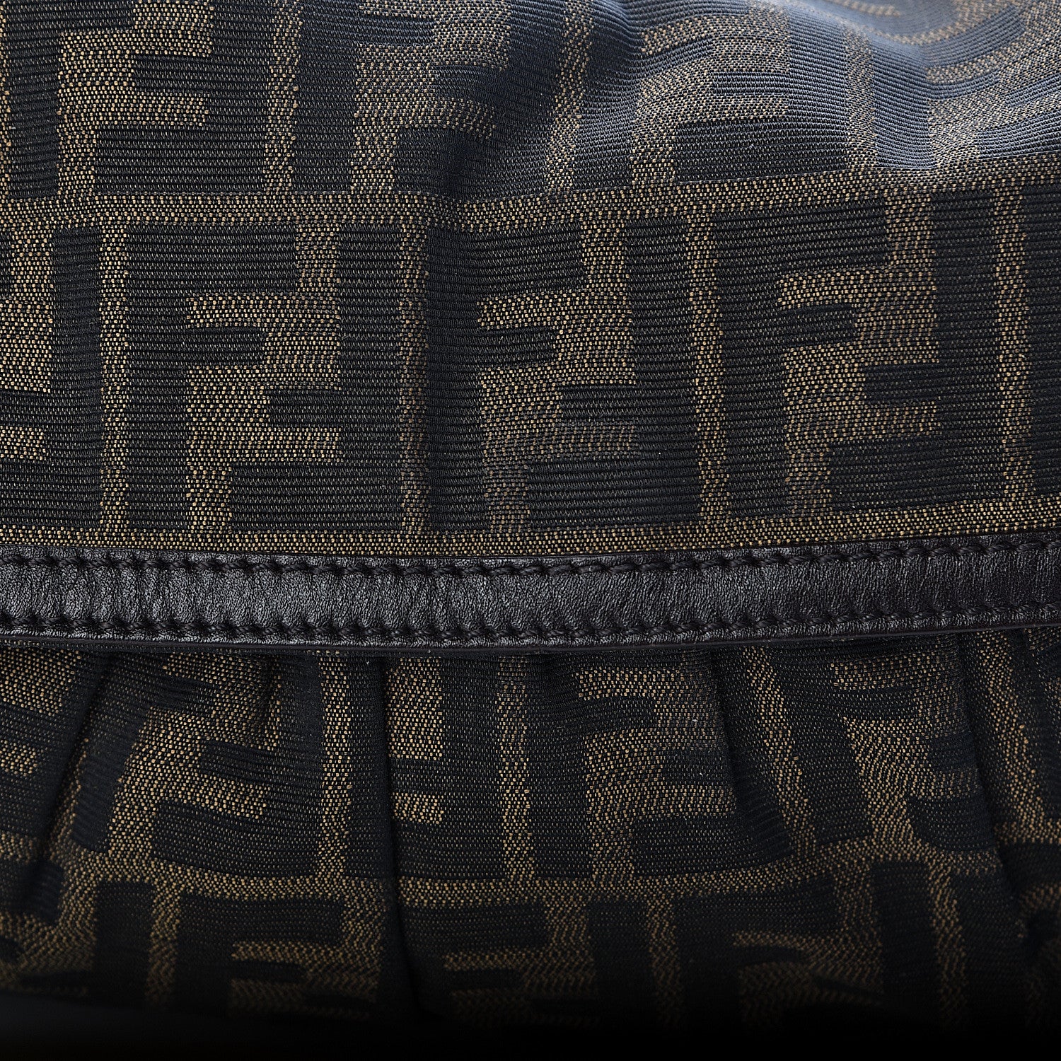 Fendi Zucca Small Chef Shoulder Bag Tobacco 8 of 10