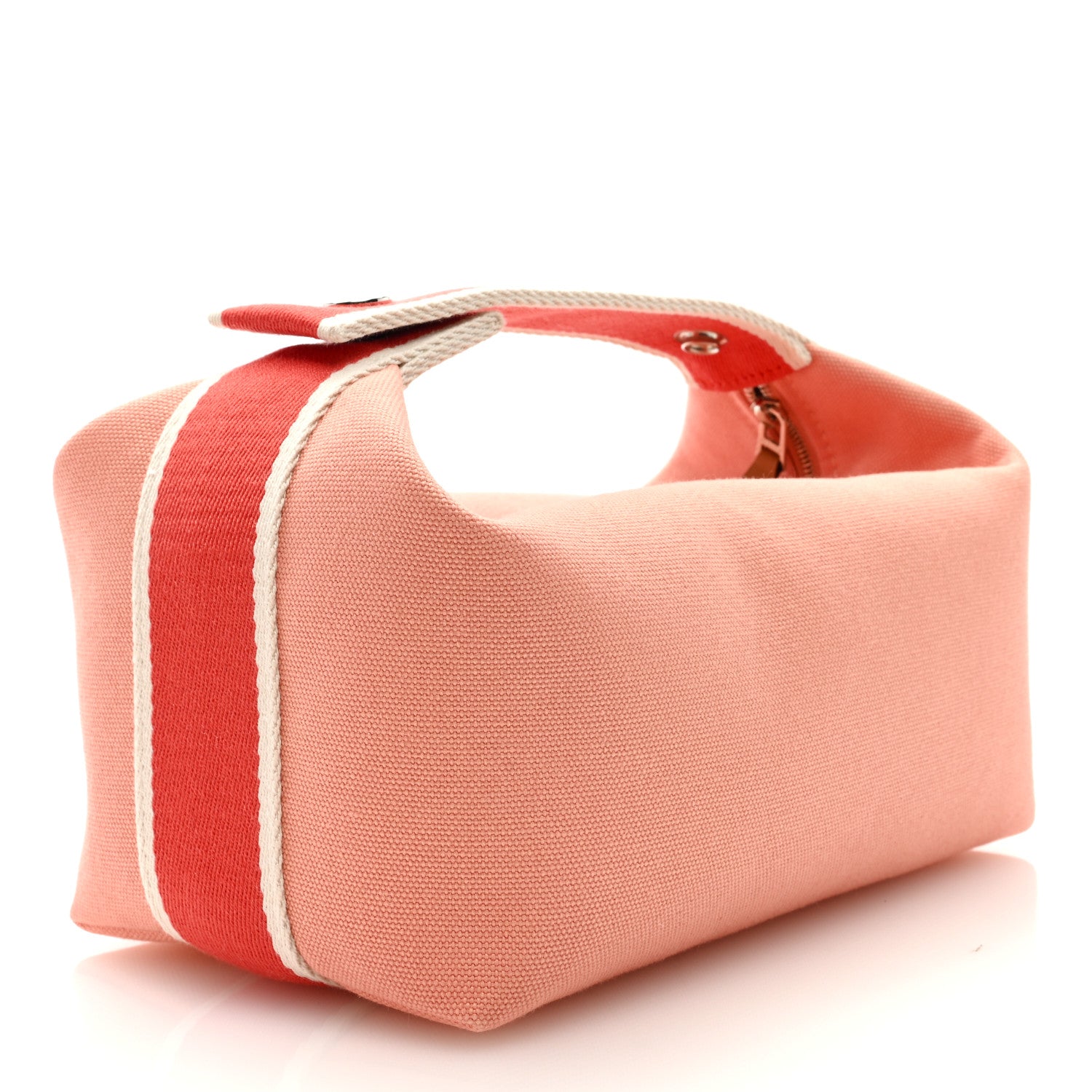 Hermes Canvas Small Bride-A-Brac Pouch Goyave 3 of 7
