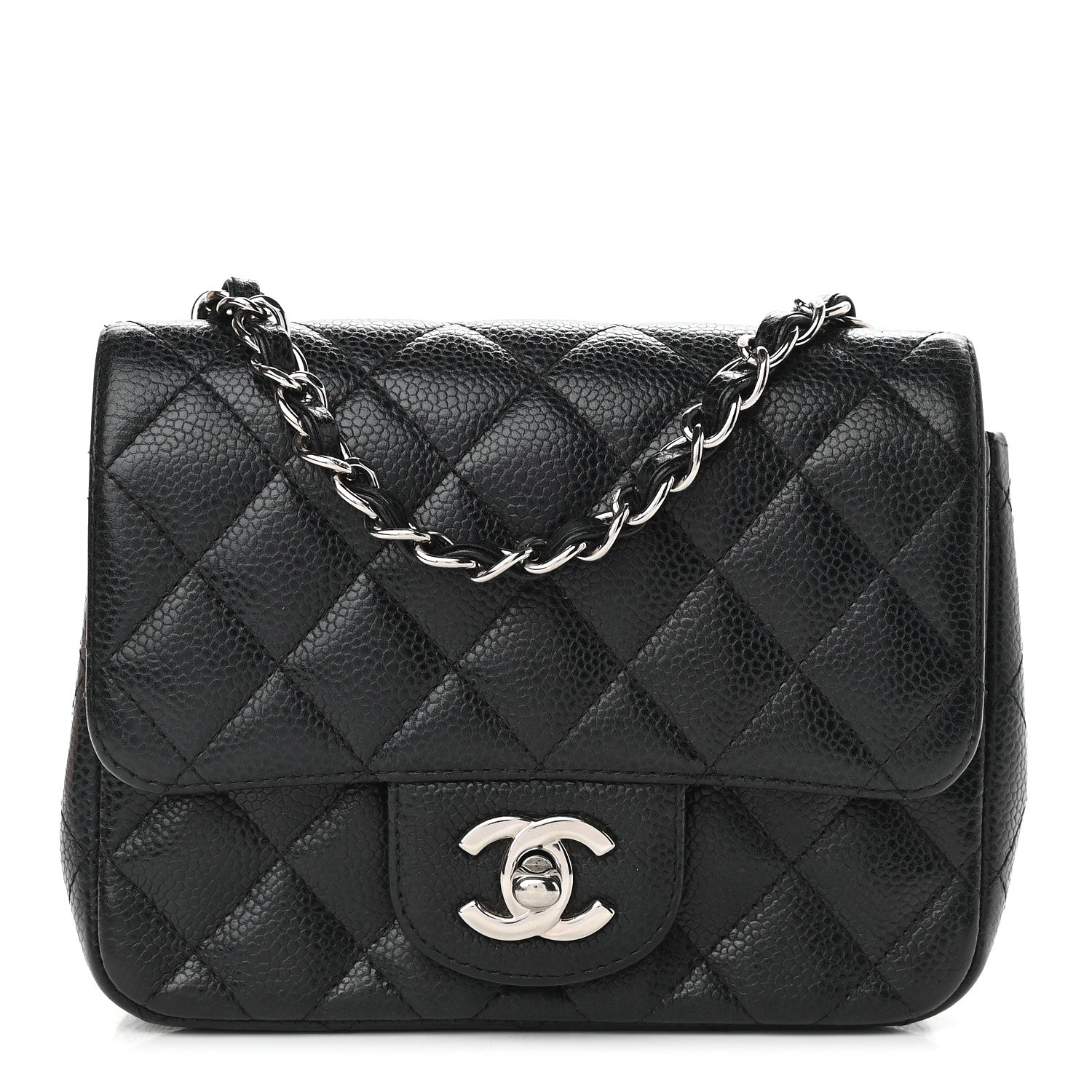 Chanel Caviar Quilted Mini Square Flap Black 1 of 9