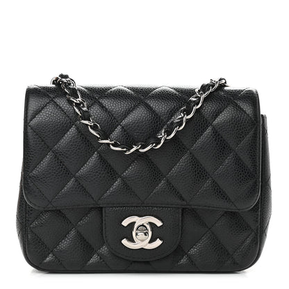 Chanel Caviar Quilted Mini Square Flap Black 1 of 9