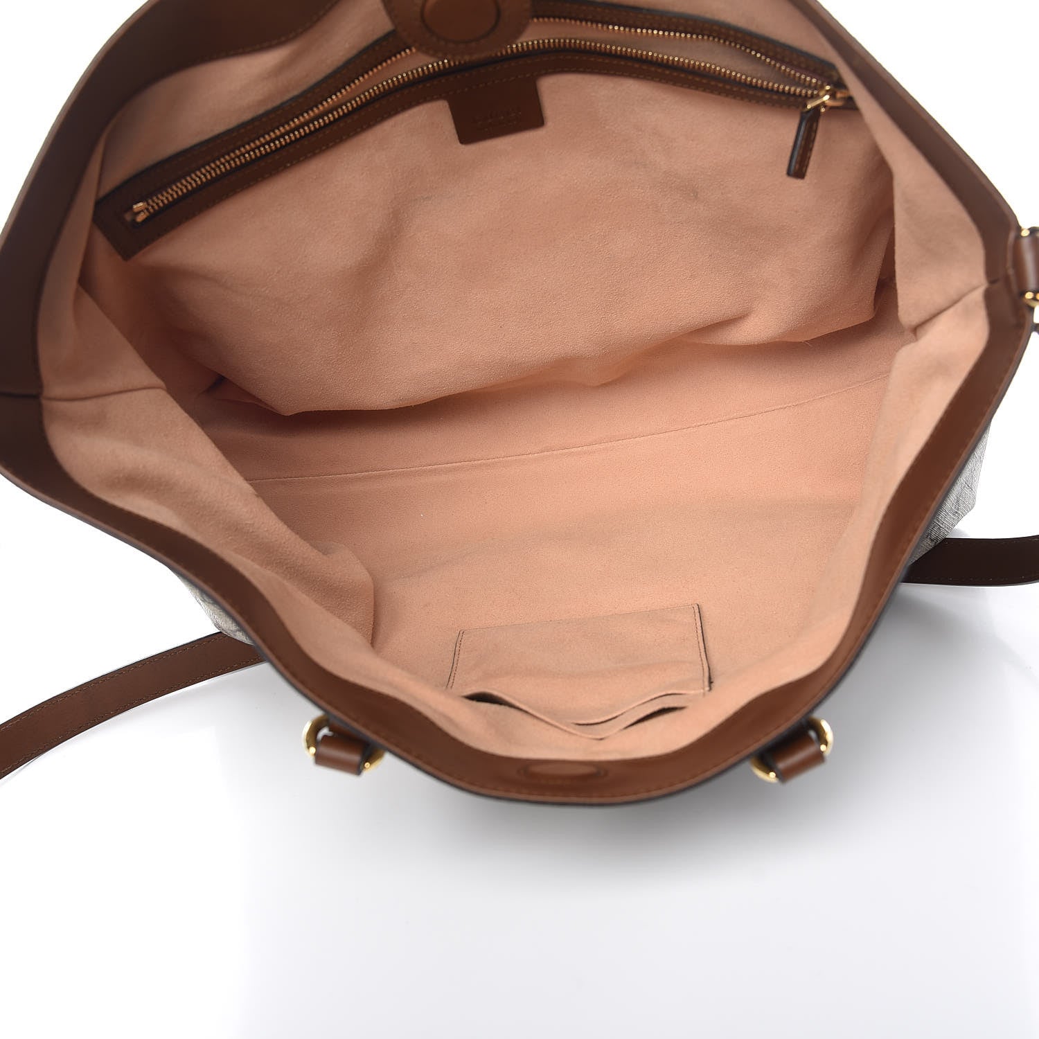 Gucci Soft GG Supreme Monogram Medium Crossbody Tote Beige Cuir 6 of 12