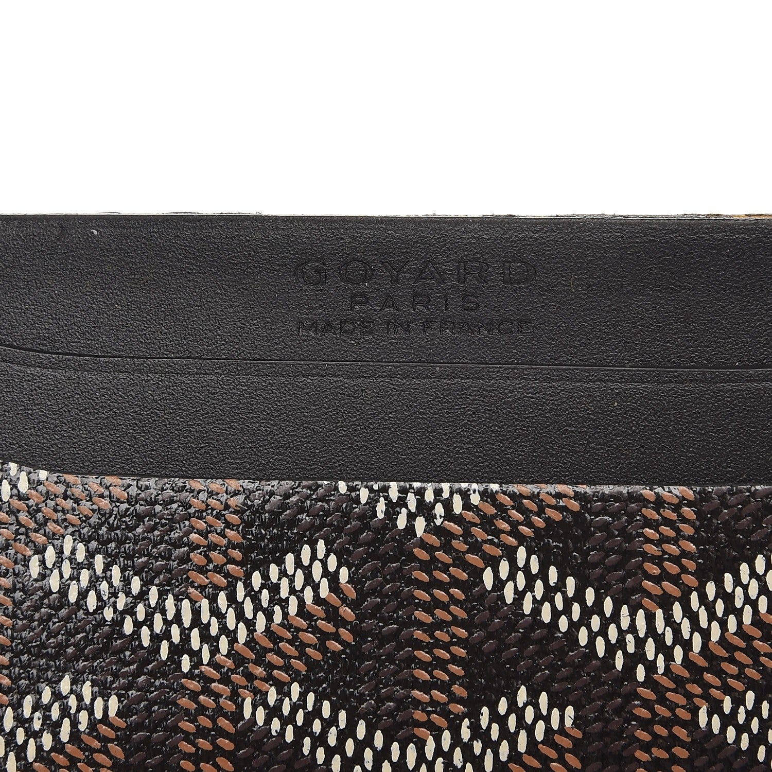 Goyard Goyardine Saint Sulpice Card Holder Black 6 of 8