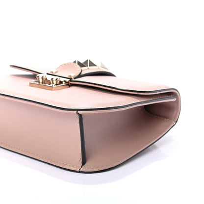 Valentino Garavani Vitello Small Glam Lock Rockstud Flap Poudre 9 of 9
