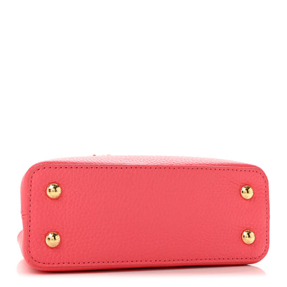 Louis Vuitton Taurillon LV Bloom Capucines Mini Pink Sky 4 of 10