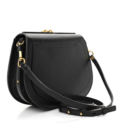 Chloe Calfskin Suede Medium Nile Bracelet Bag Black 3 of 14