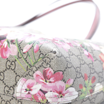 Gucci GG Supreme Monogram Blooms Medium Reversible Tote Beige Multicolor Dry Rose 13 of 20