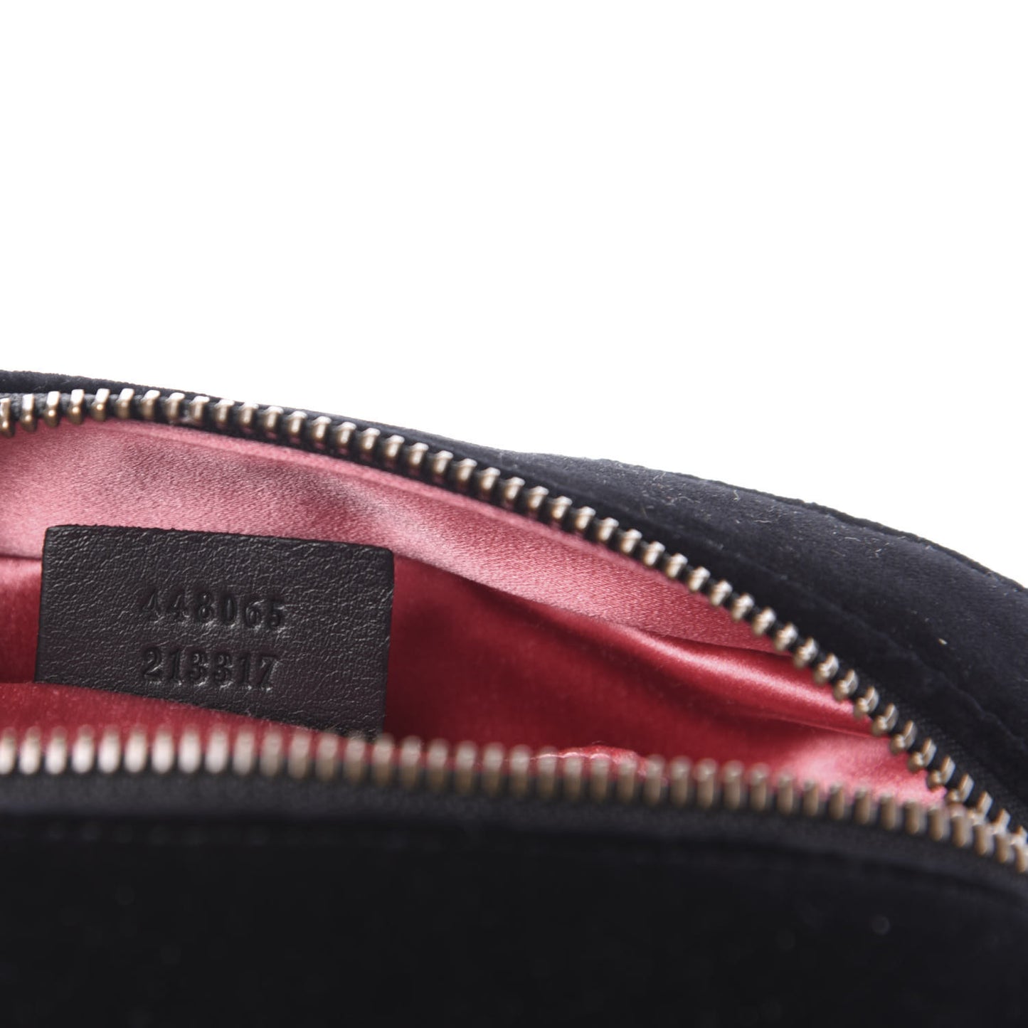 Velvet Matelasse Marquise Crystals Mini GG Marmont Chain Shoulder Bag Black