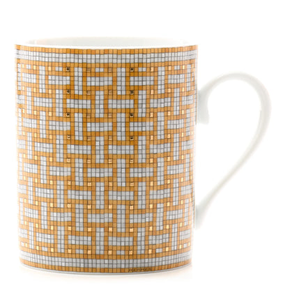 Hermes Porcelain Mosaique au 24 Mug Gold 1 of 6