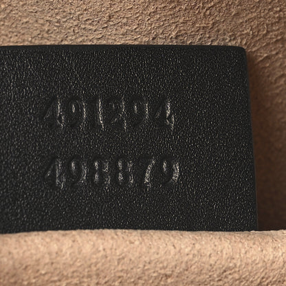 Gucci Calfskin Matelasse GG Marmont Belt Bag 85 34 Black 6 of 9