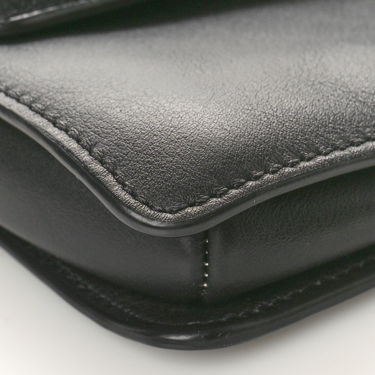 Chloe Suede Calfskin Small Faye Shoulder Bag Black 9 of 11