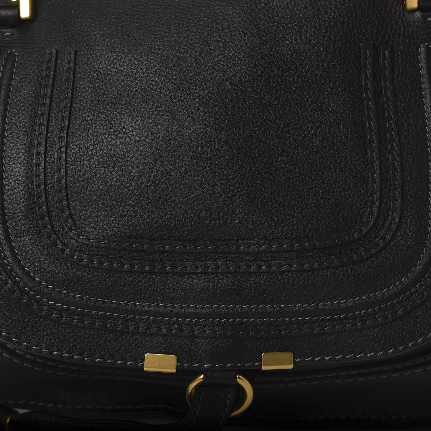 Chloe Calfskin Medium Marcie Satchel Black 11 of 11