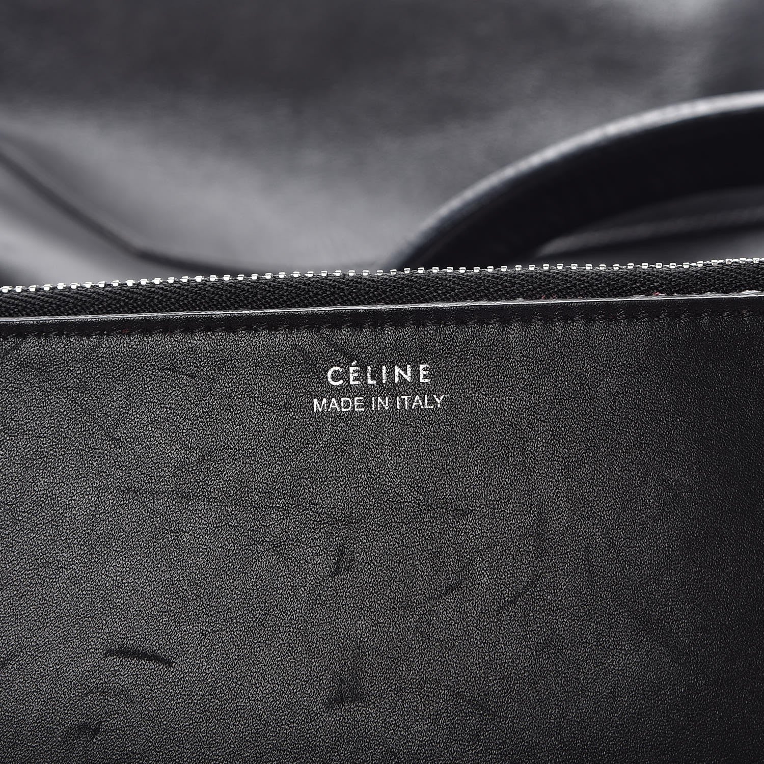 Celine Shiny Smooth Calfskin Large Hobo Black 7 of 11