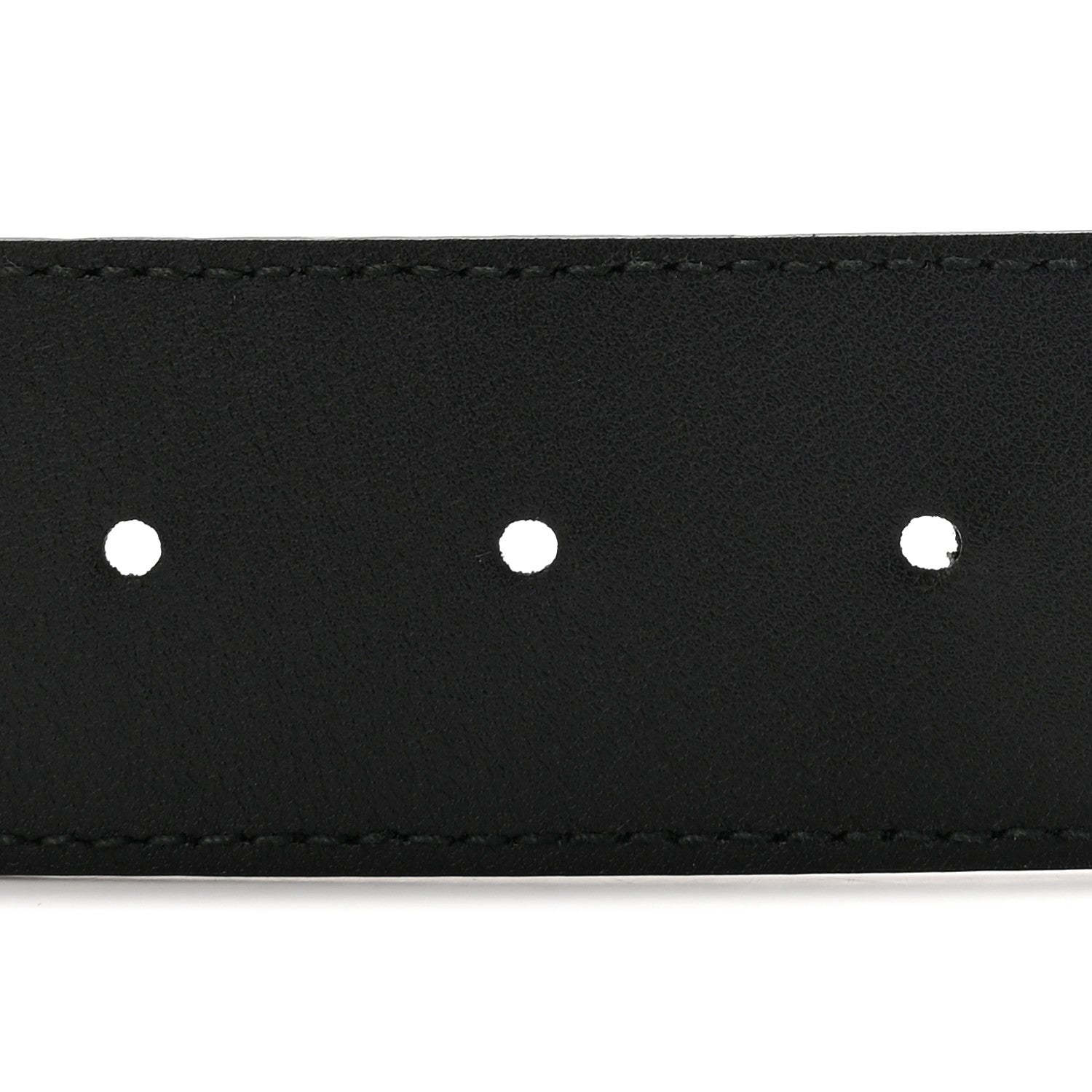 Gucci Textured Calfskin Double G 40mm Belt 80 32 Black 4 of 6