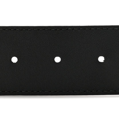 Gucci Textured Calfskin Double G 40mm Belt 80 32 Black 4 of 6