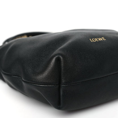 Loewe Mellow Nappa Donut Chain Mini Flamenco Knot Clutch Black 9 of 10