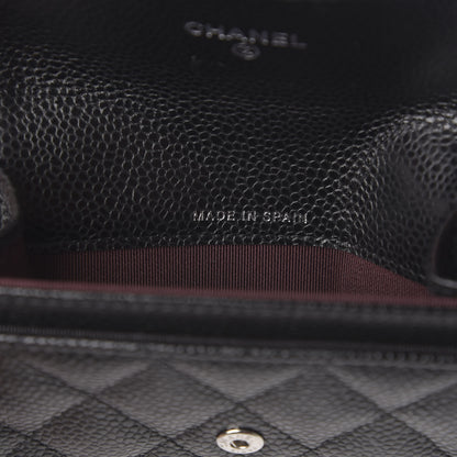 Chanel Caviar Quilted Flap Card Holder Black 6 of 8