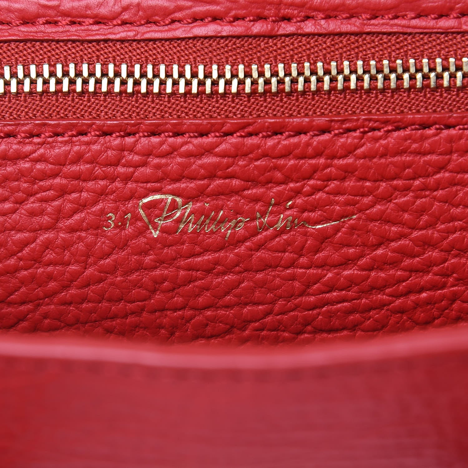3.1 Phillip Lim 3.1 Textured Calfskin Mini Pashli Satchel Red 6 of 11