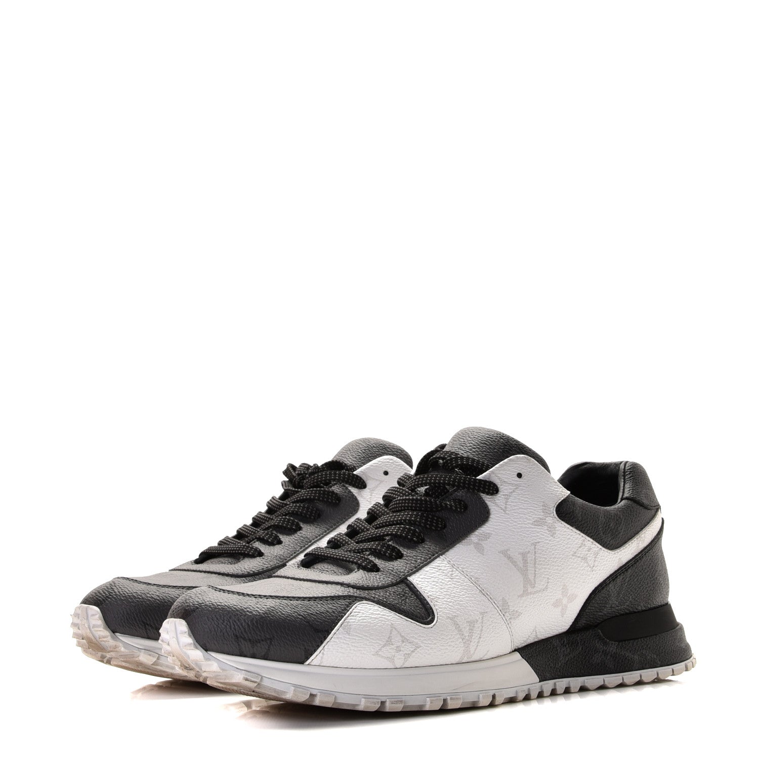 Louis Vuitton Calfskin Monogram Eclipse Rivoli Sneakers 8 2 of 14
