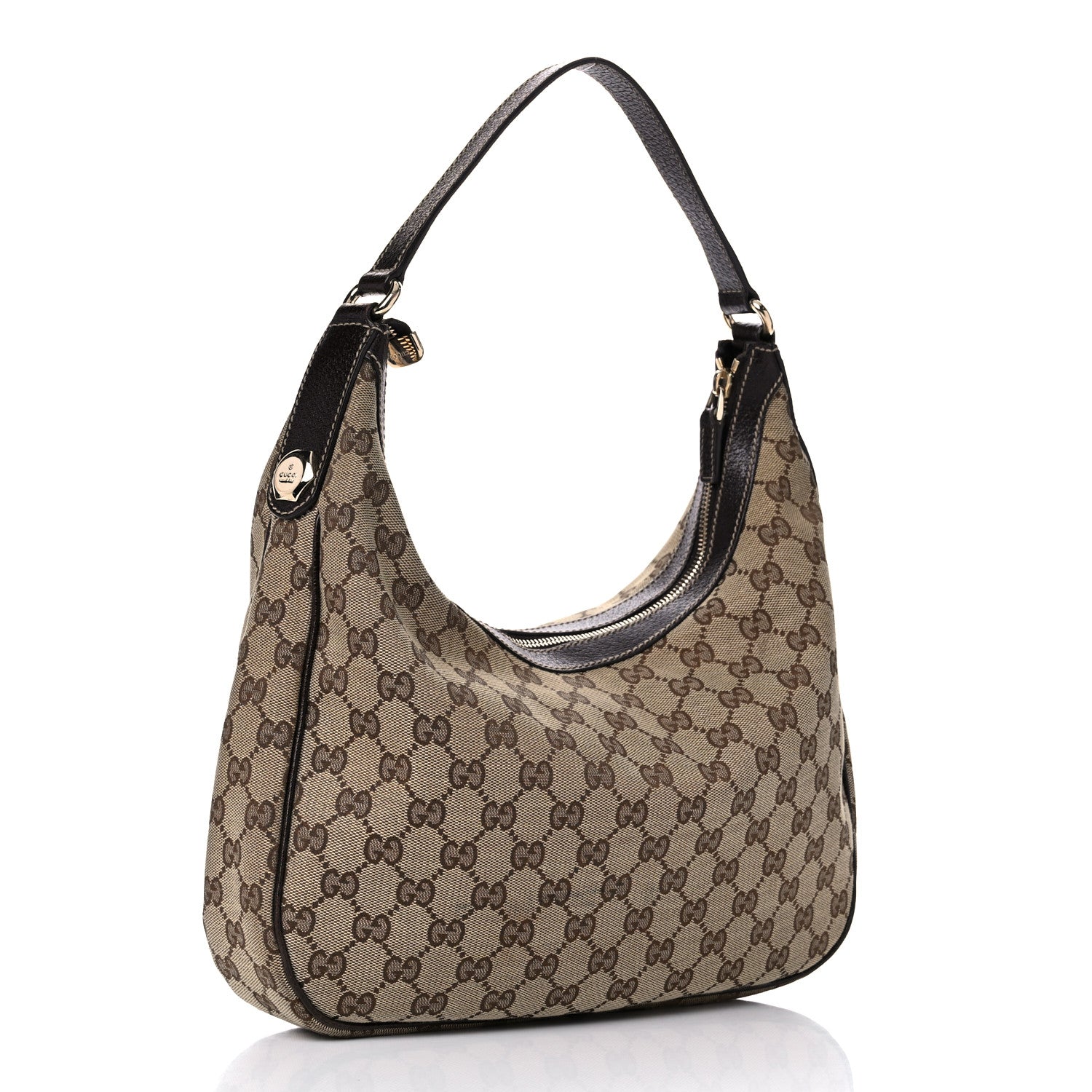 Gucci GG Monogram Medium Charmy Hobo Dark Brown 3 of 13