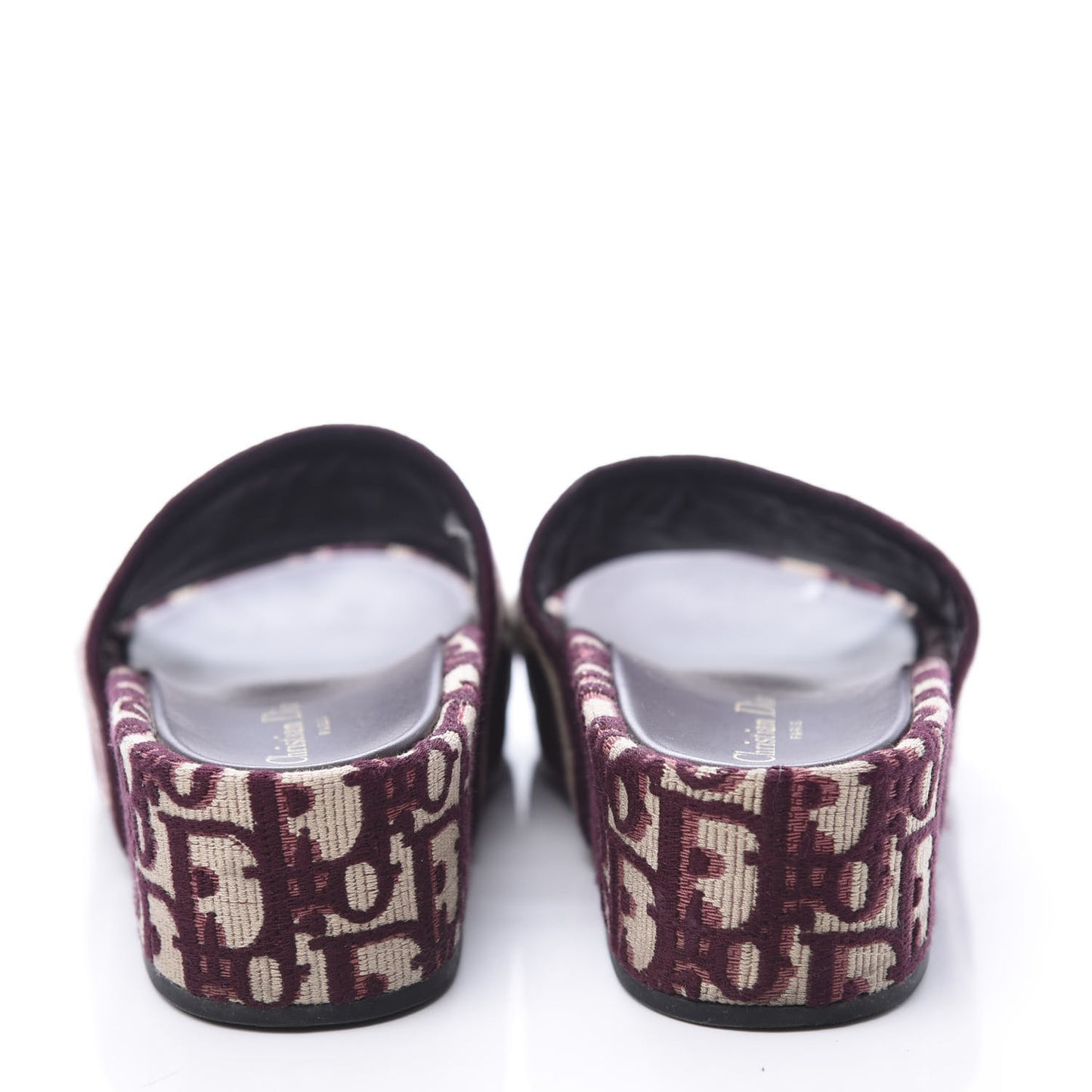 Oblique D-Way Platform Sandal 37 Deep Amaranth
