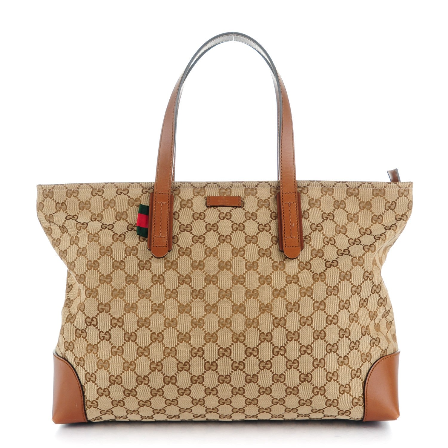 Gucci Monogram Large Original Tote Tan 1 of 10