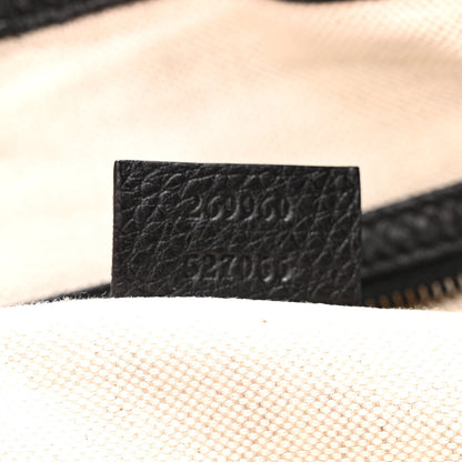 Gucci Pebbled Calfskin Large Ride Shoulder Bag Black 7 of 10