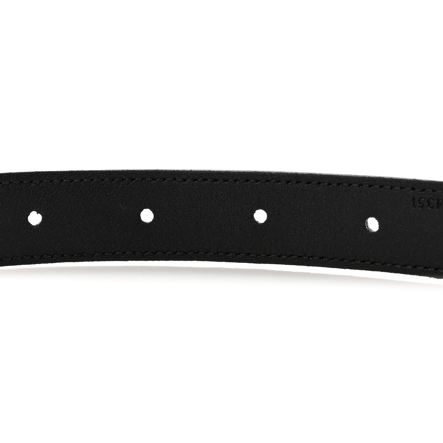 Gucci Calfskin GG Marmont Thin Chain Belt 85 34 Black 4 of 6