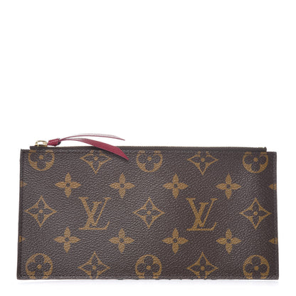 Louis Vuitton Monogram Felicie Chain Wallet Zippered Insert Fuchsia 1 of 6