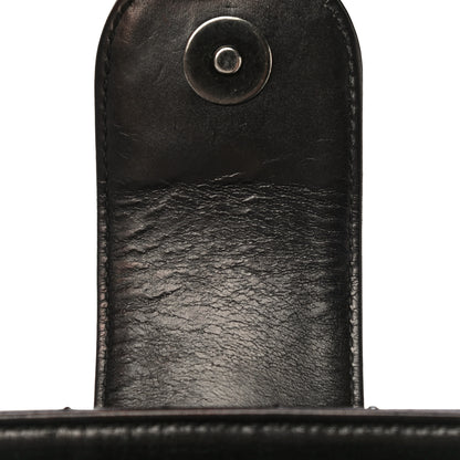 Chanel Aged Calfskin Quilted Zip Clutch Black 13 of 22