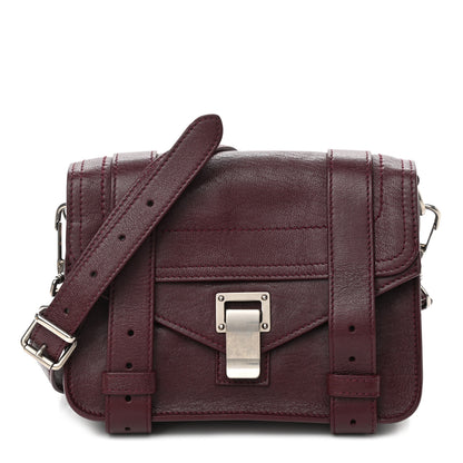 Proenza Schouler Lambskin PS1 Mini Crossbody Bag Oxblood 1 of 12