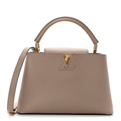 Louis Vuitton Taurillon Capucines MM Galet 1 of 9