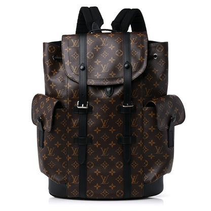 Louis Vuitton Monogram Macassar Christopher PM Backpack 1 of 12